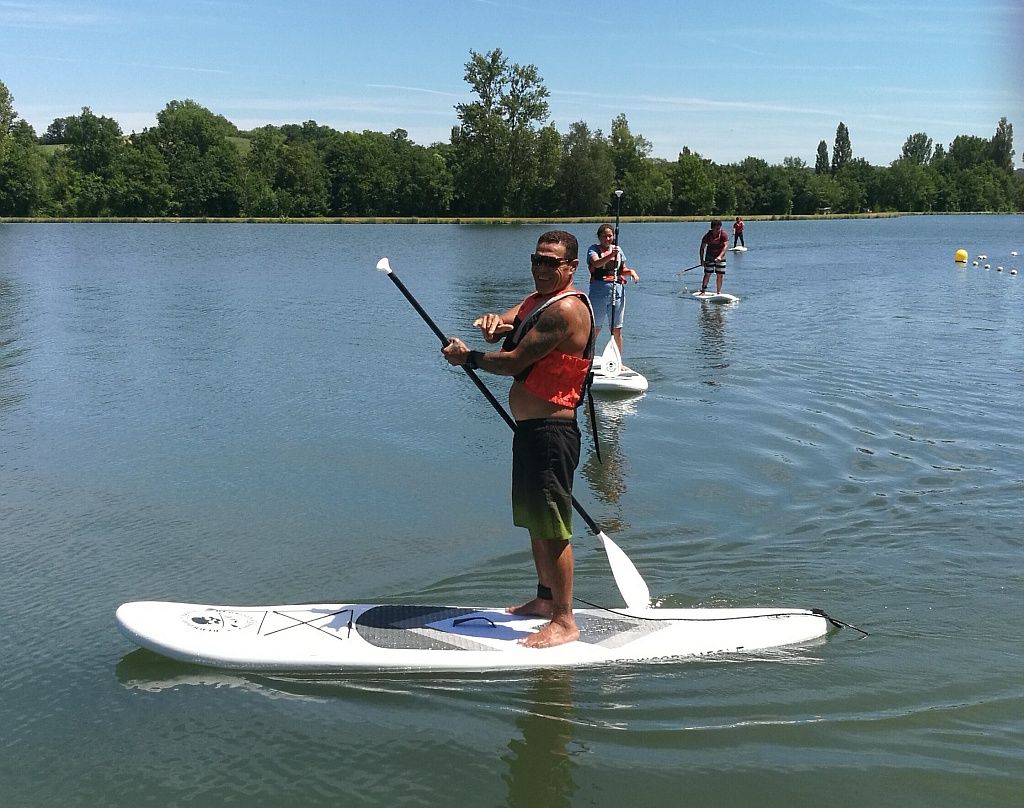 PADDLE SUR LE LAC DE CASTÉRA-VERDUZAN