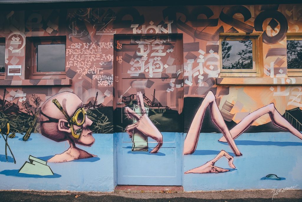 STREET ART  A LOMBEZ ET GIMONT EN PAYS PORTES DE GASCOGNE