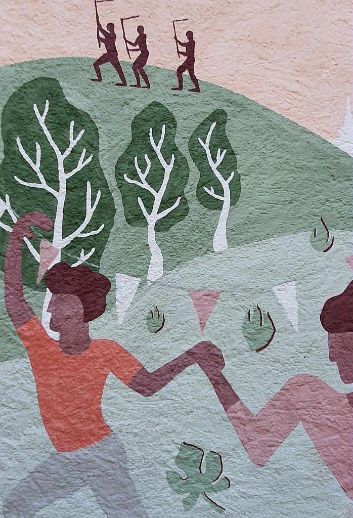 FRESQUE MURALE : ENSEMBLE VIVANTS, SUPERBRUT-E-S
