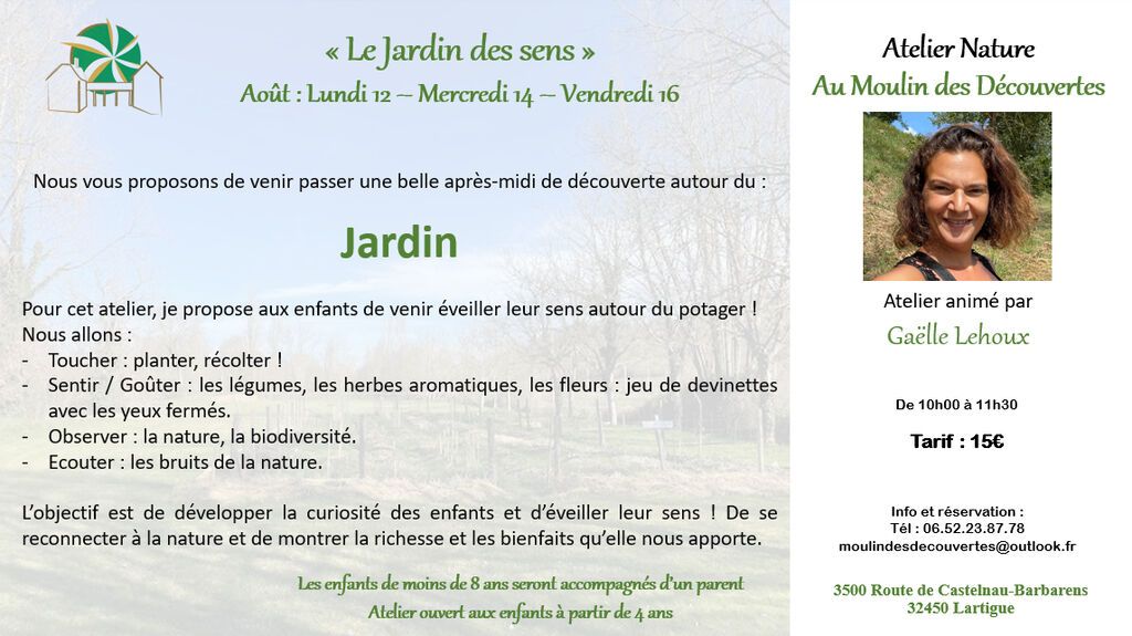 Collection Tourisme Gers/Le Moulin des Découvertes